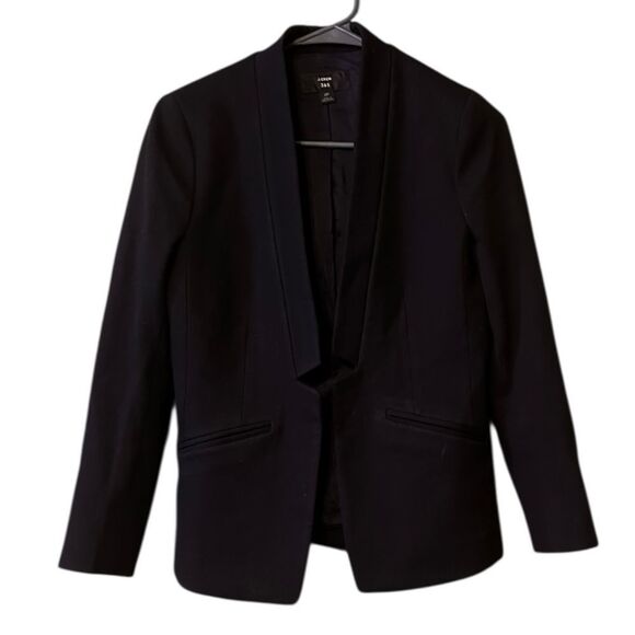 J. Crew 365 Black Open Front Blazer Size 2P - Picture 1 of 9